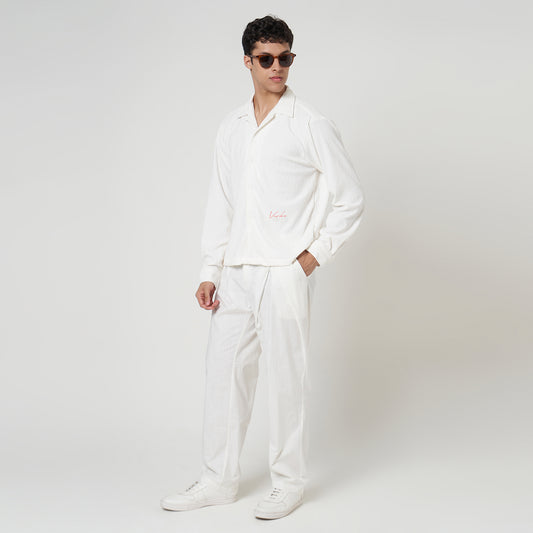 VERBO Arthur Long Sleeve Shirt - Salt
