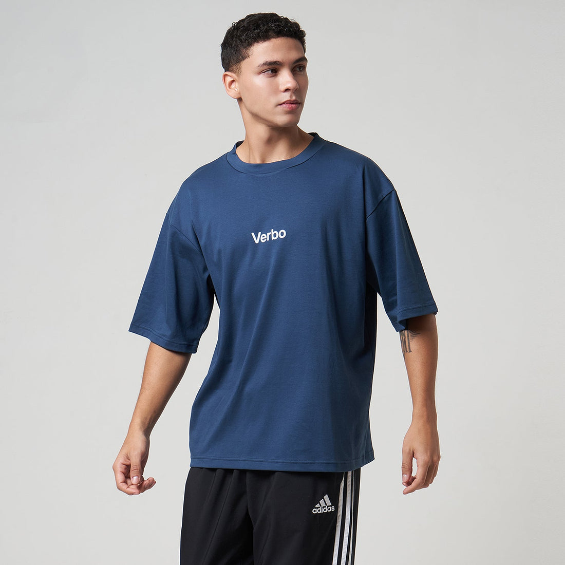 VERBO Inspired to Begin Layer Tee - Embroidered (Noir)