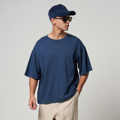VERBO Essential Boxy Oversized Tee – (Stargazer)
