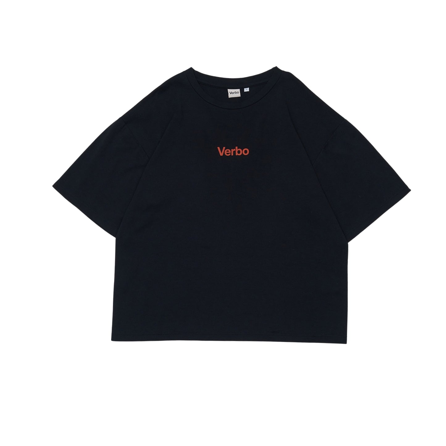 VERBO Orange Boxy Oversized Tee - Vitamin C Bomb (Noir)