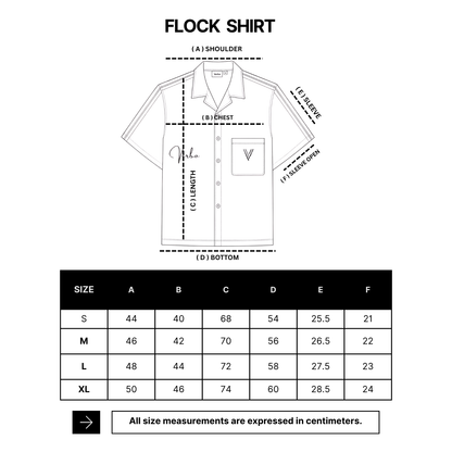 VERBO Flock Shirt - Pacific Blue