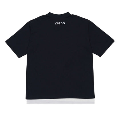 VERBO Inspired to Begin Layer Tee - Embroidered (Noir)