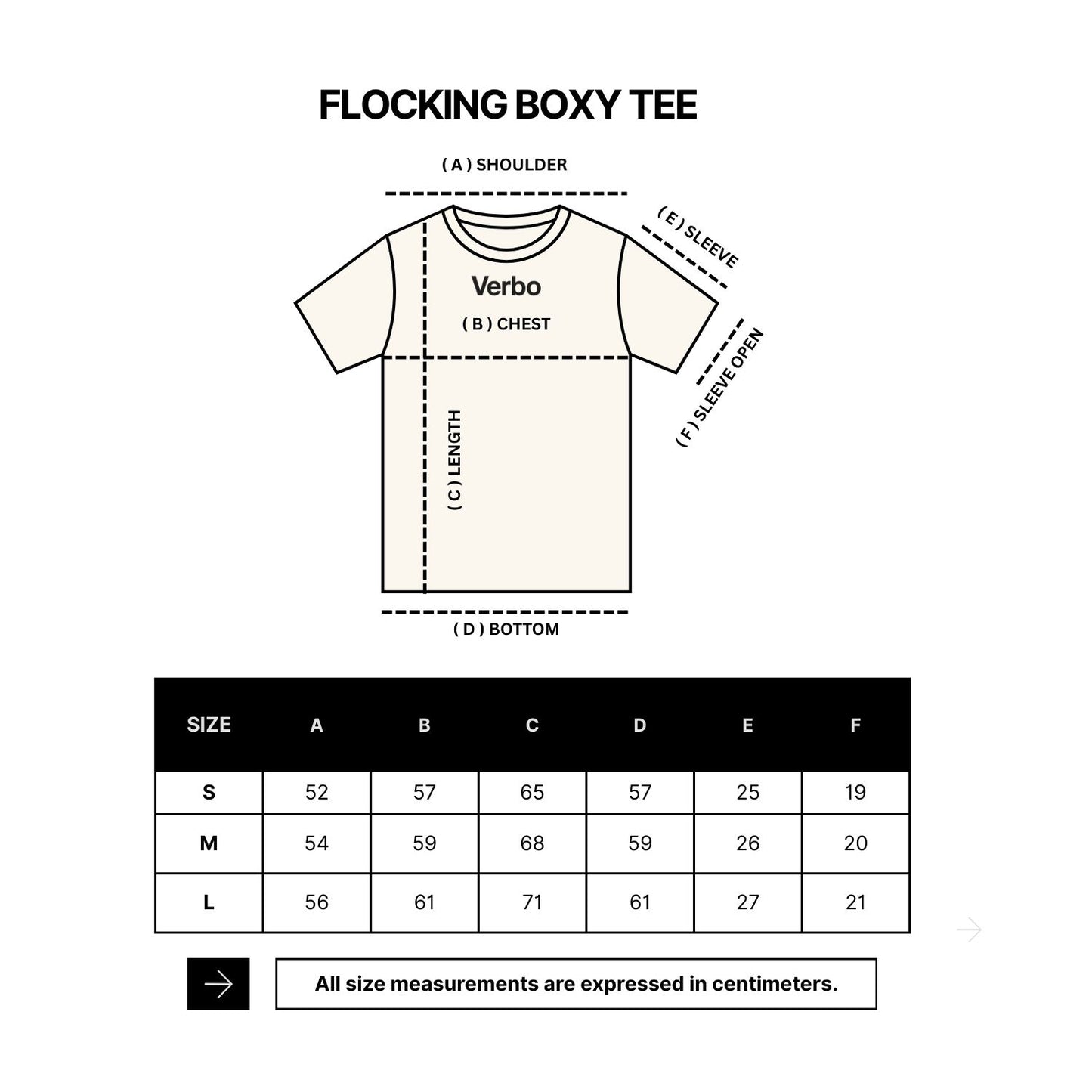 VERBO Flocking Boxy Tee (Stargazer)