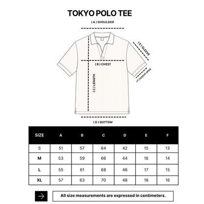 VERBO Tokyo Polo Tee (Noir)