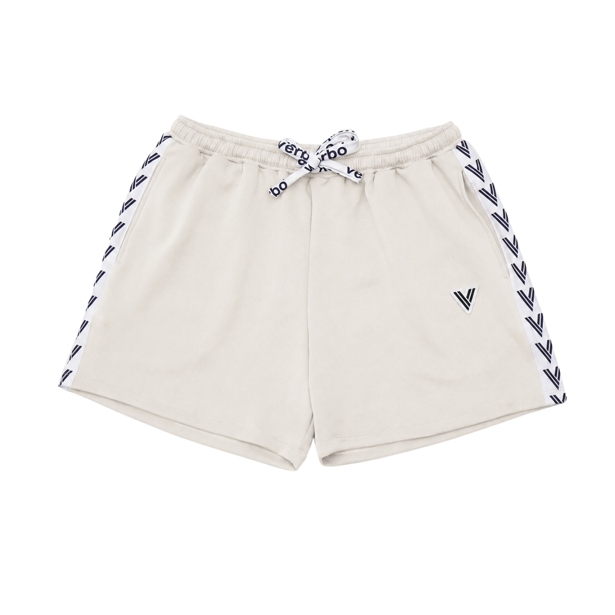 VERBO Sector Panel Track Shorts – Broken White