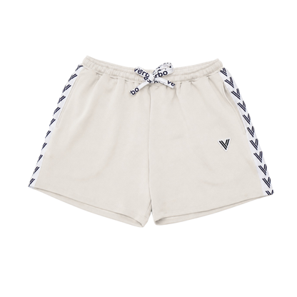 VERBO Sector Panel Track Shorts – Broken White