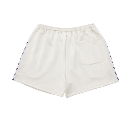VERBO Sector Panel Track Shorts – Broken White