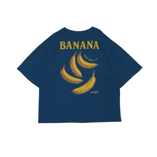 VERBO Banana Boxy Oversized Tee - Just Peel It (Stargazer)