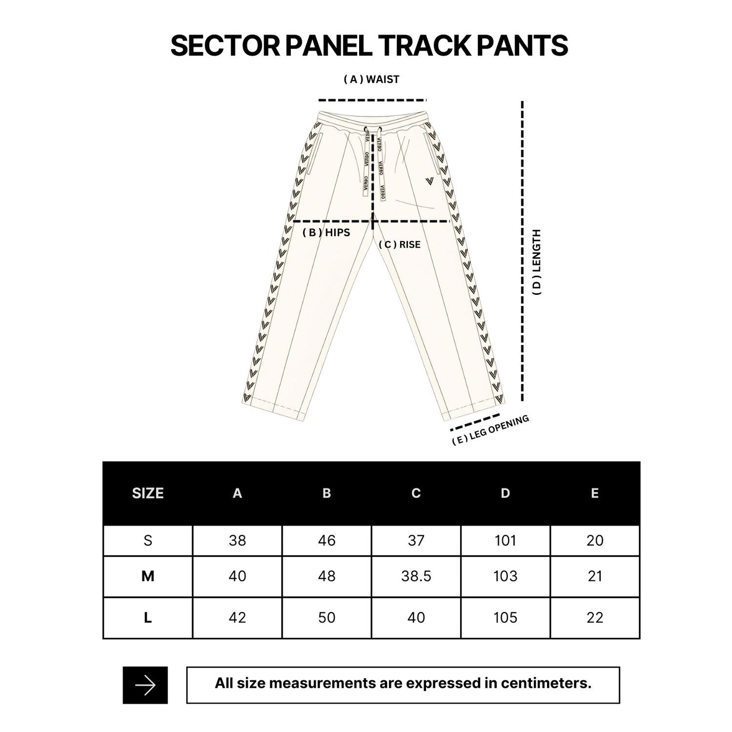 VERBO Sector Panel Track Pants | PRE-ORDER