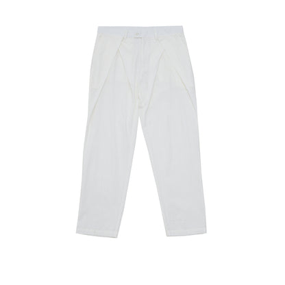 VERBO Jimmy Straight Trousers - Salt