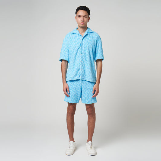 VERBO Harry Resort Shirt – Blue Lagoon