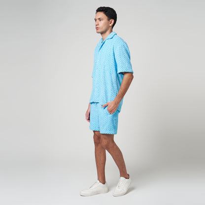 VERBO Harry Resort Shirt – Blue Lagoon