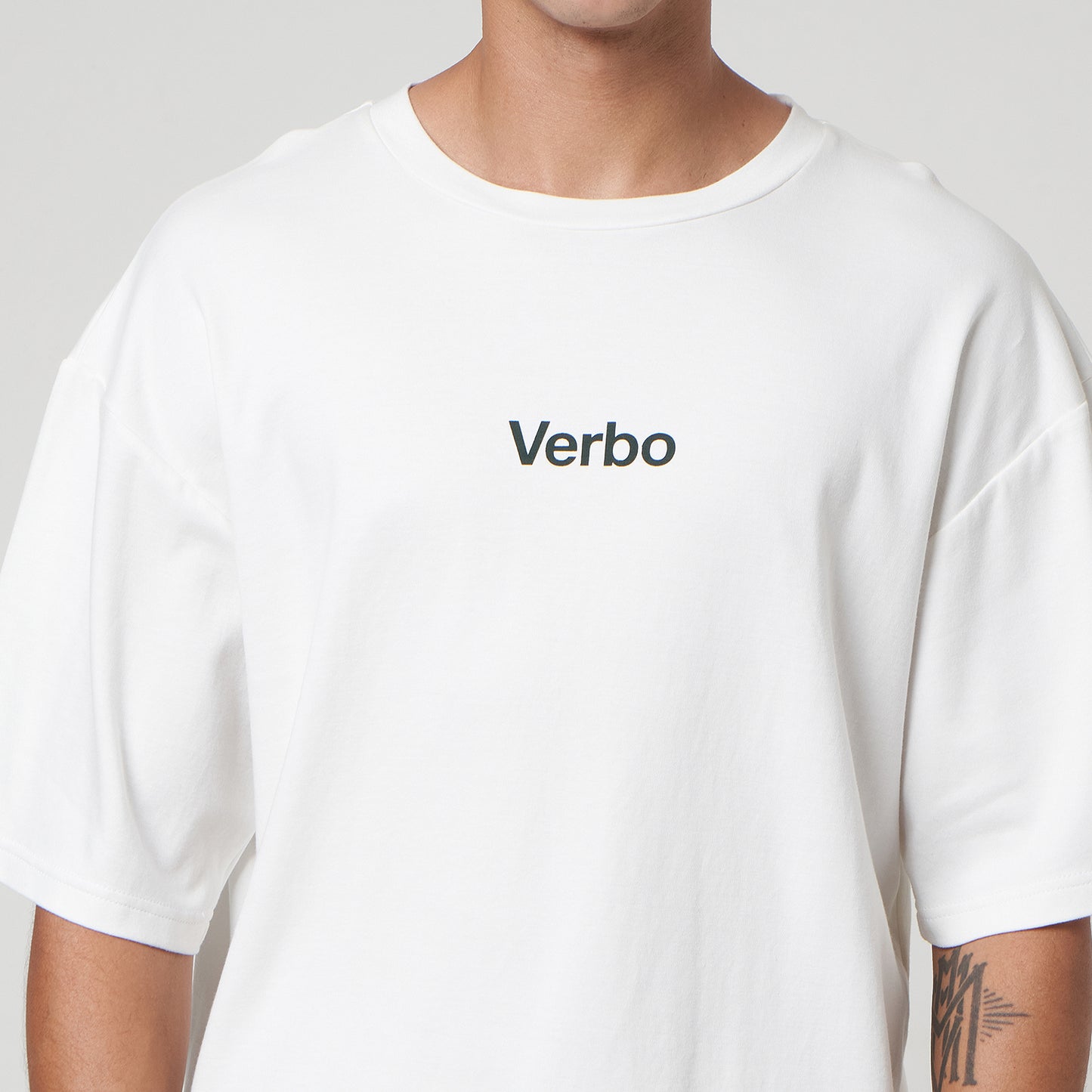VERBO Lemons Boxy Oversized Tee – Sour, Sweet & a Little Wild (Broken White)