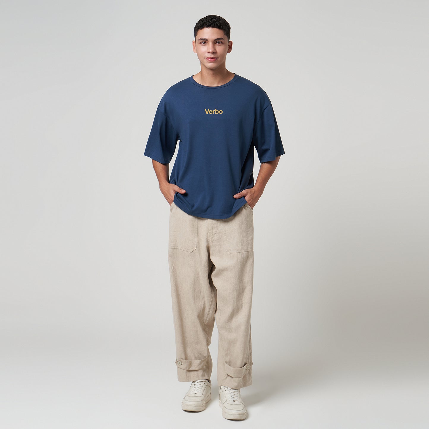 VERBO Banana Boxy Oversized Tee - Just Peel It (Stargazer)