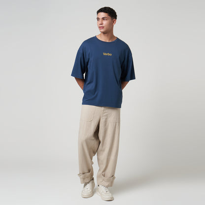 VERBO Banana Boxy Oversized Tee - Just Peel It (Stargazer)