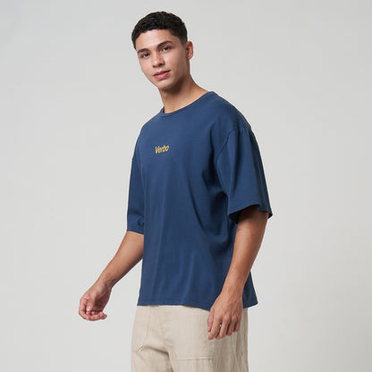 VERBO Banana Boxy Oversized Tee - Just Peel It (Stargazer)