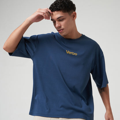 VERBO Banana Boxy Oversized Tee - Just Peel It (Stargazer)