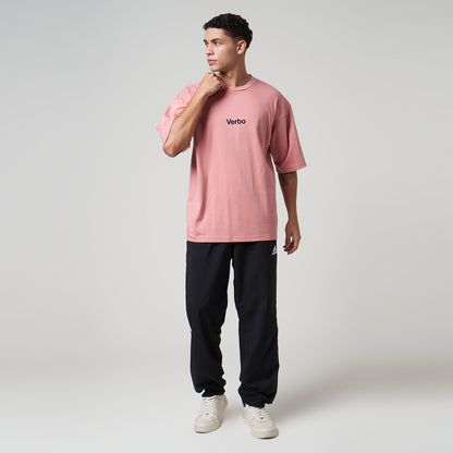 VERBO Flocking Boxy Tee (Rose Tan)