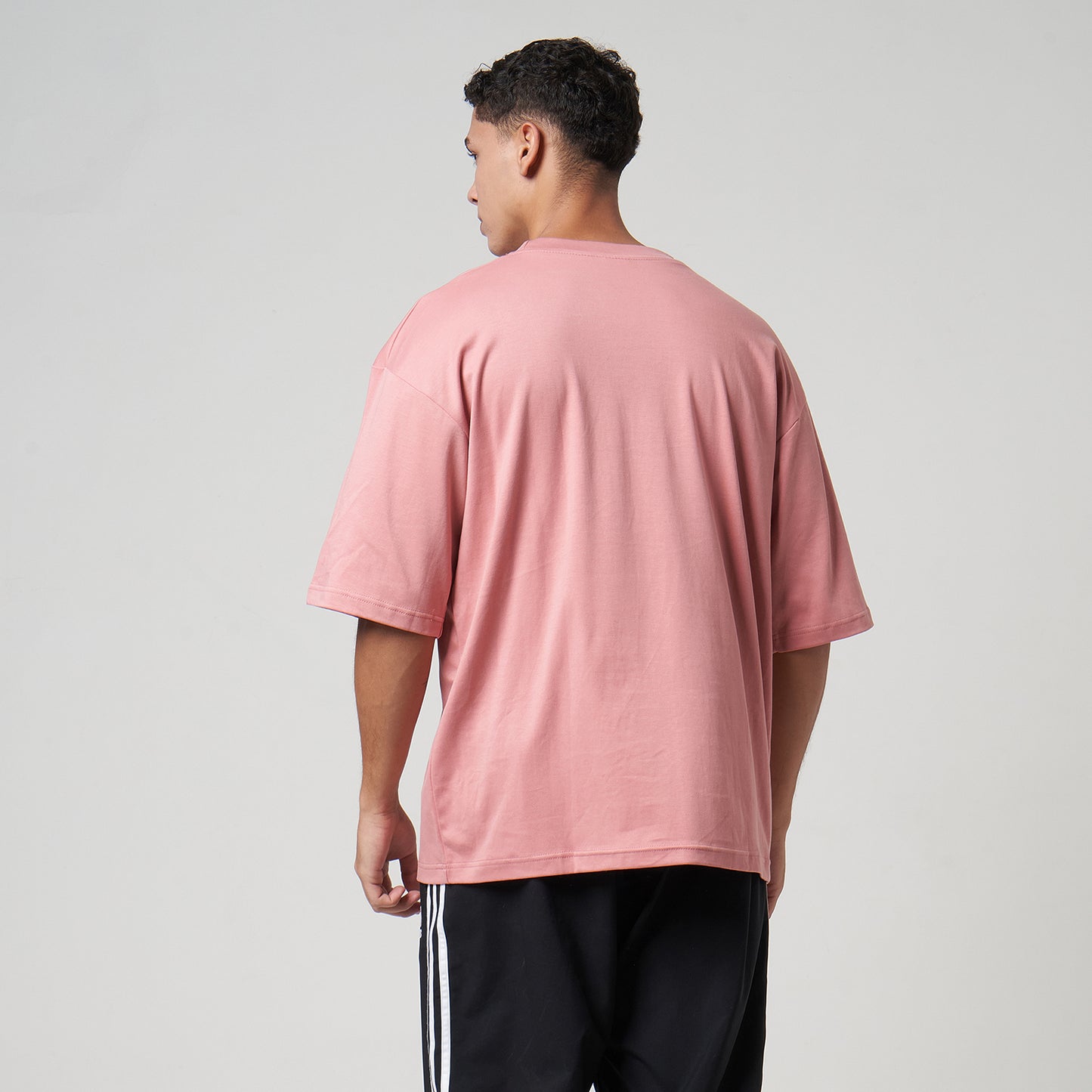 VERBO Flocking Boxy Tee (Rose Tan)