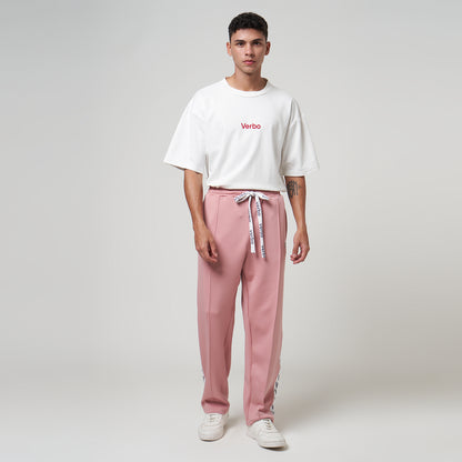 VERBO Sector Panel Track Pants - (Rose Tan)