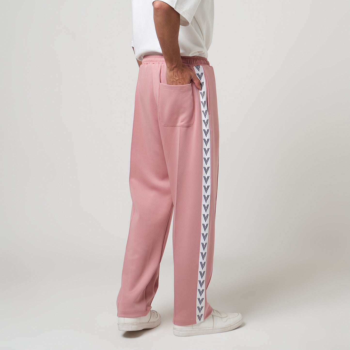 VERBO Sector Panel Track Pants - (Rose Tan)