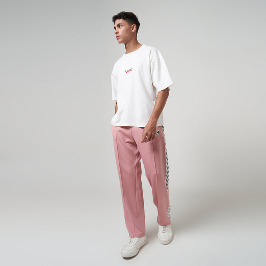 VERBO Sector Panel Track Pants - (Rose Tan)