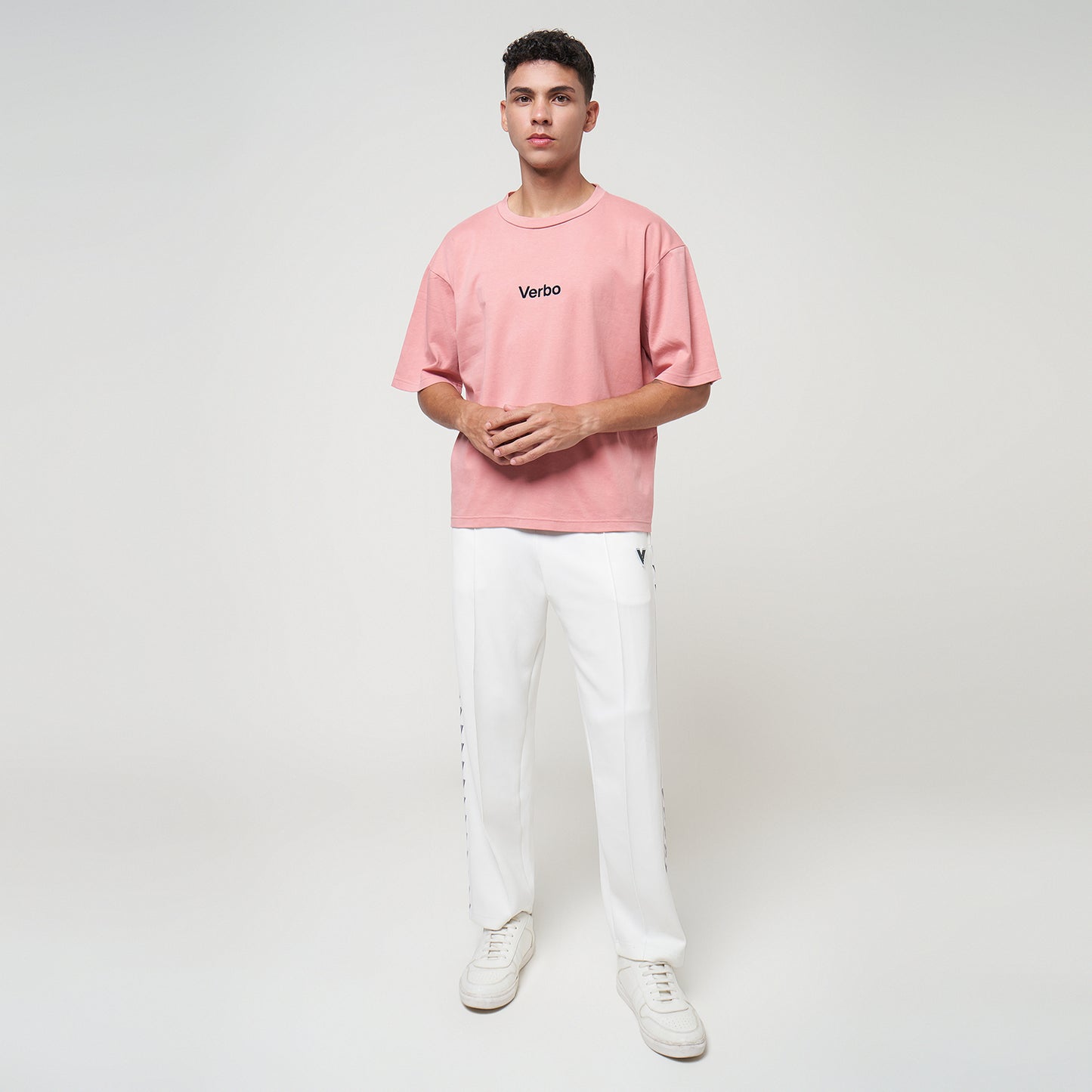 VERBO Sector Panel Track Pants - (Broken White)