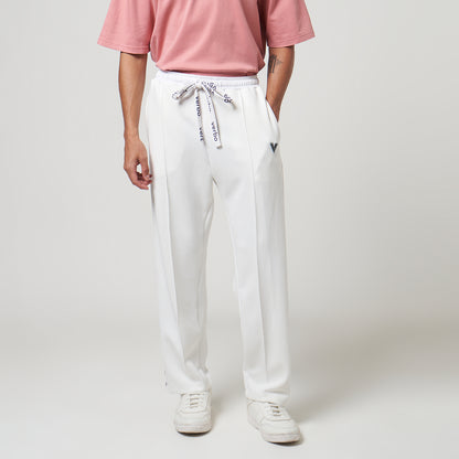VERBO Sector Panel Track Pants - (Broken White)