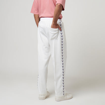 VERBO Sector Panel Track Pants - (Broken White)