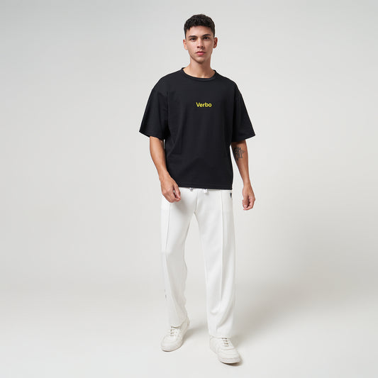VERBO Sector Panel Track Pants - (Broken White)