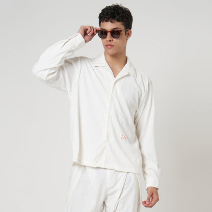 VERBO Arthur Long Sleeve Shirt - Salt