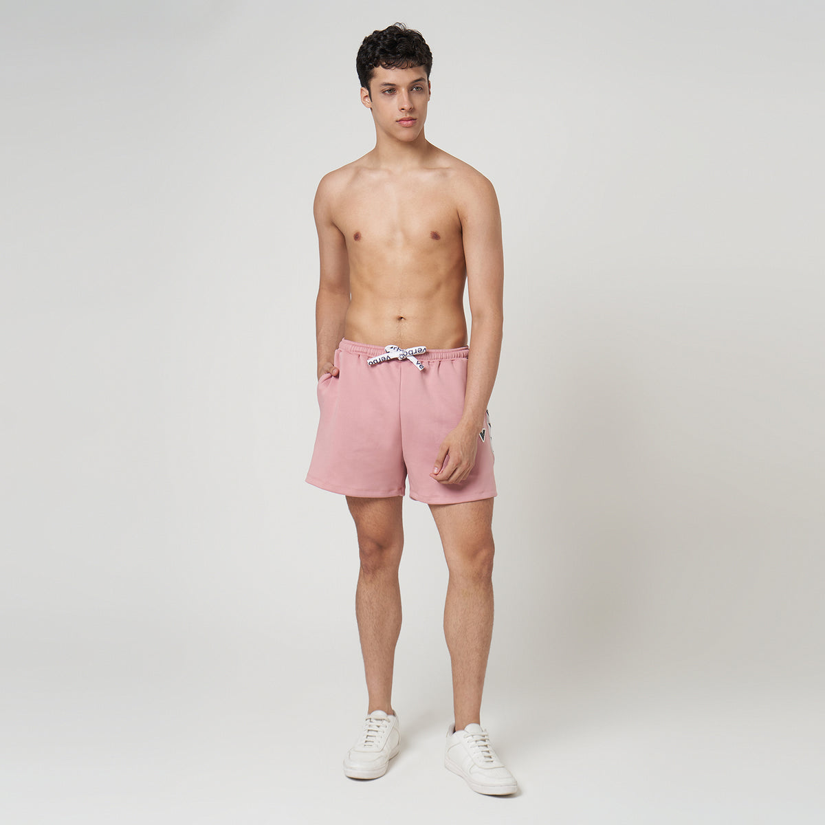 VERBO Sector Panel Track Shorts – Rose Tan