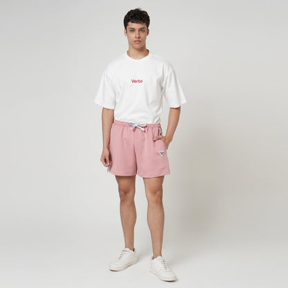 VERBO Sector Panel Track Shorts – Rose Tan