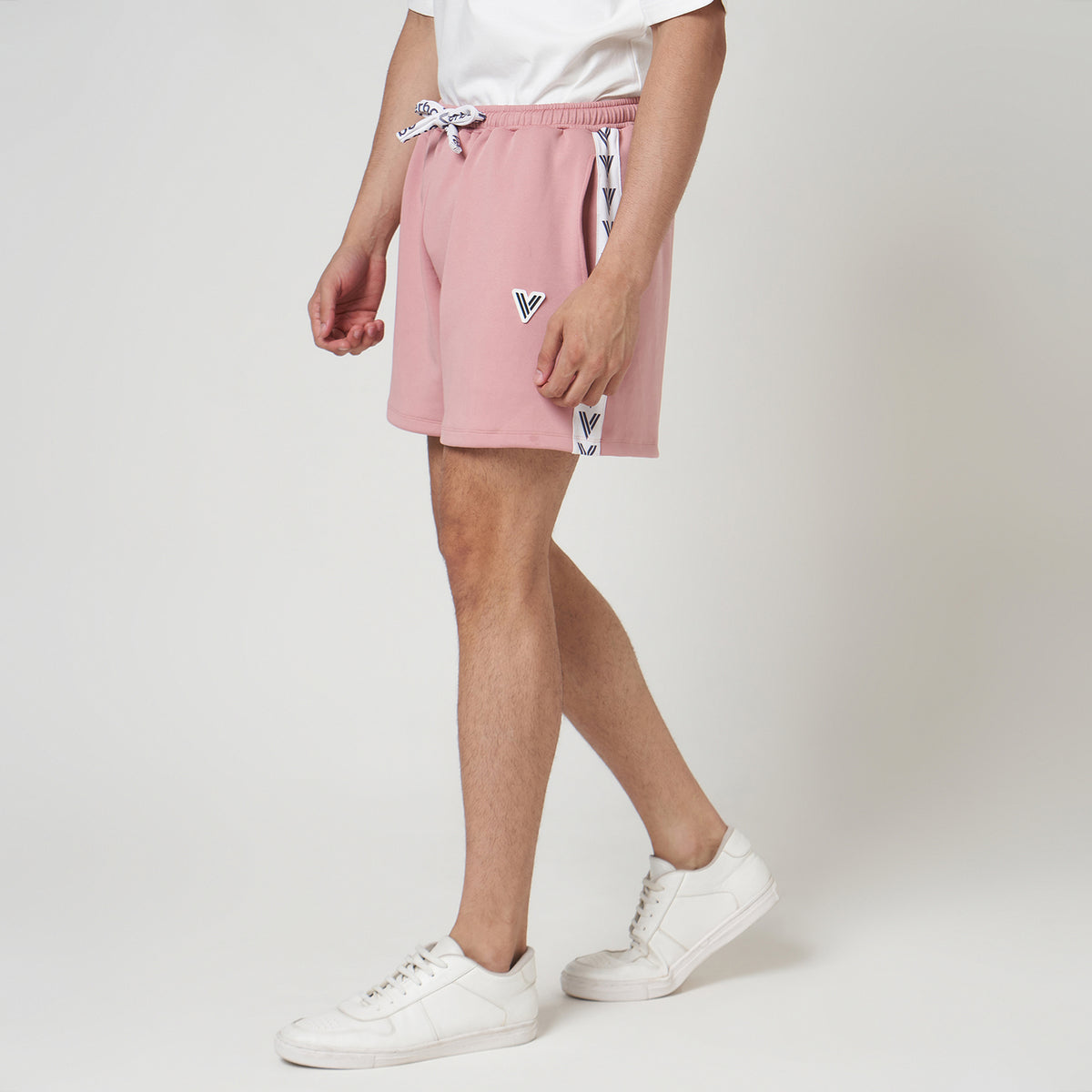 VERBO Sector Panel Track Shorts – Rose Tan