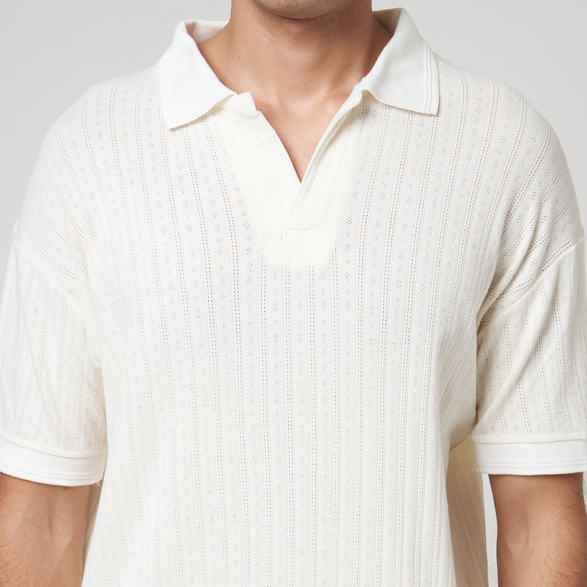 VERBO Tokyo Polo Tee (Ivory)