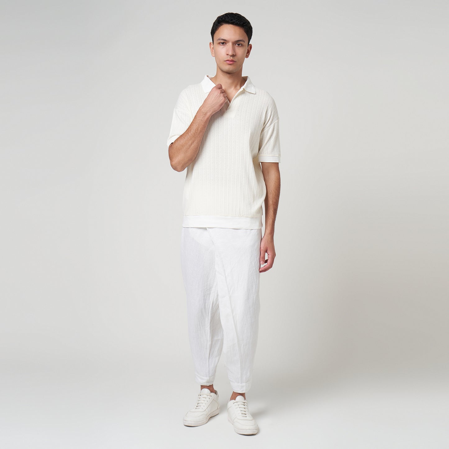 VERBO Tokyo Polo Tee (Ivory)
