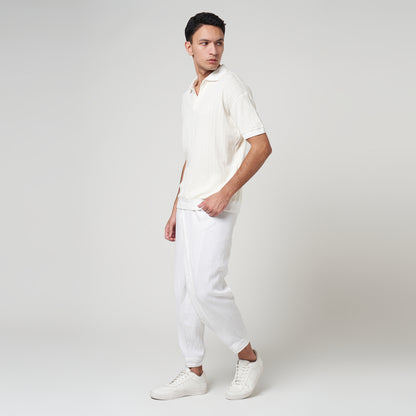 VERBO Tokyo Polo Tee (Ivory)