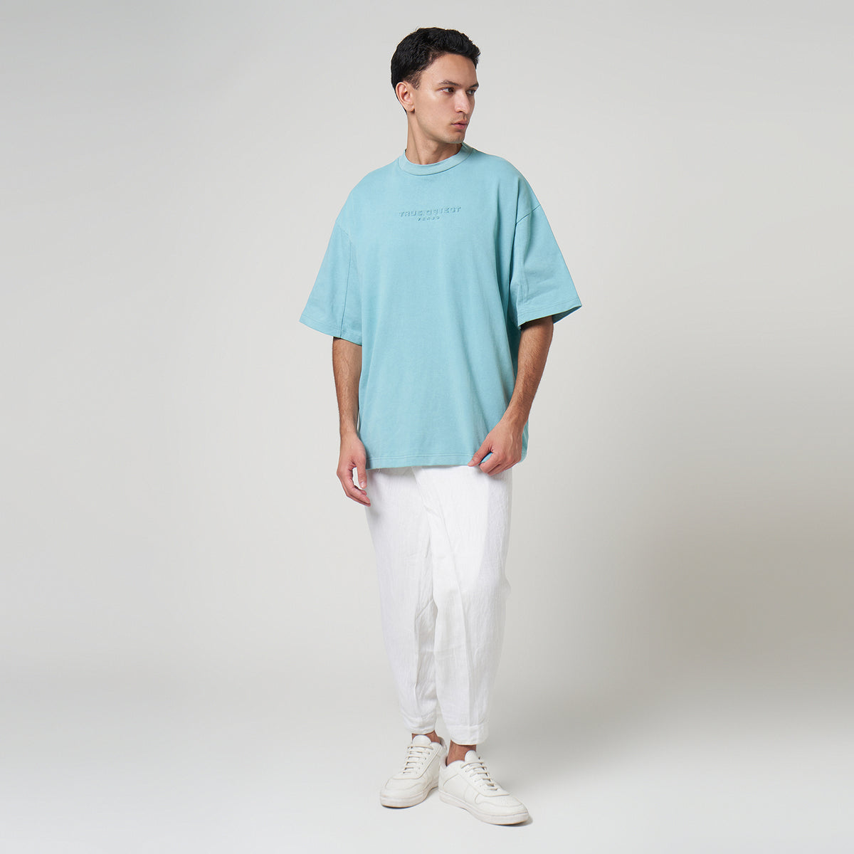 VERBO True Object Oversized Tee – Ocean Mist