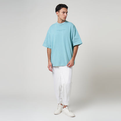 VERBO True Object Oversized Tee – Ocean Mist