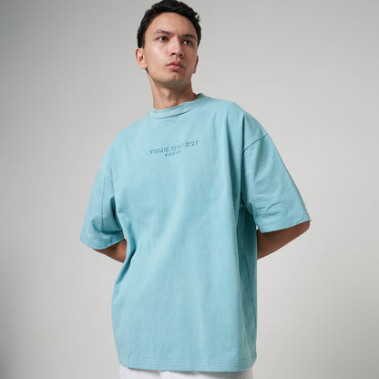 VERBO True Object Oversized Tee – Ocean Mist