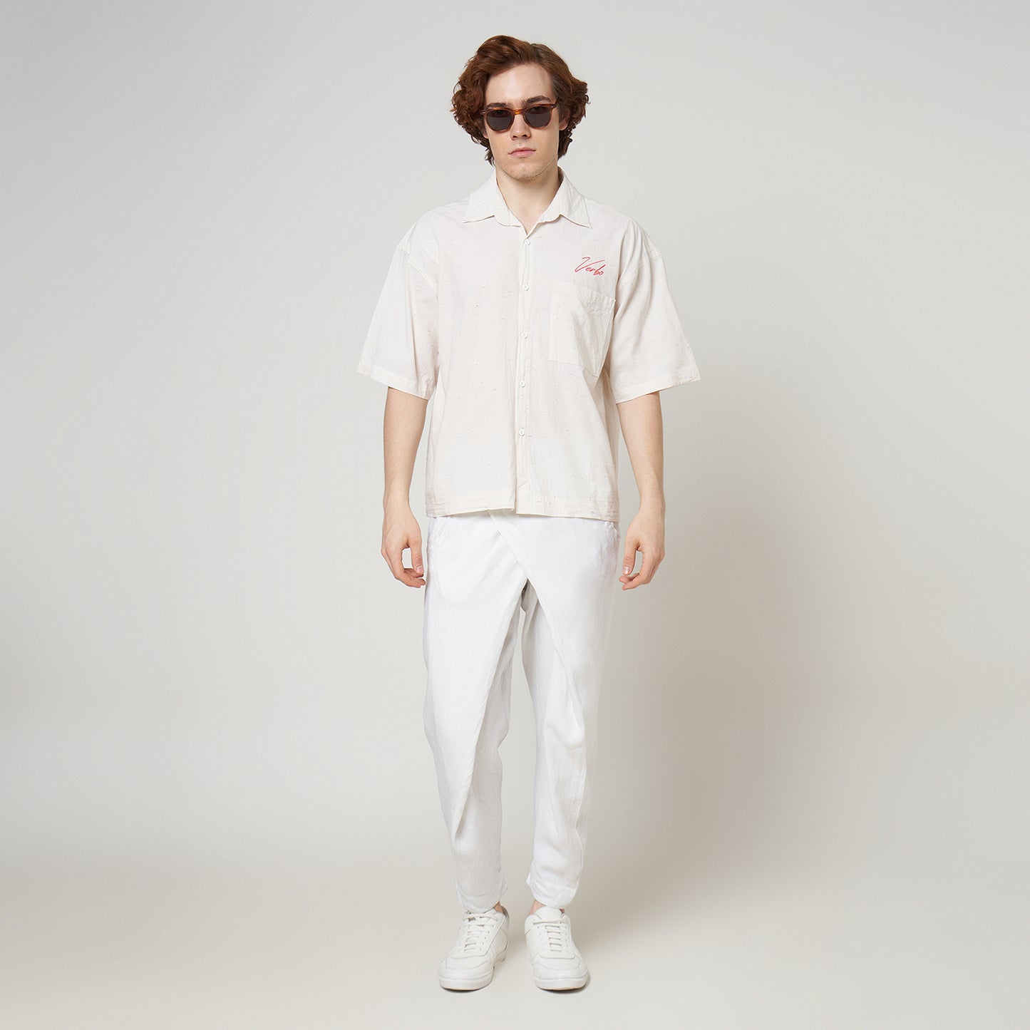 VERBO Artifact Boxy Shirt – Raindrop (Ivory)