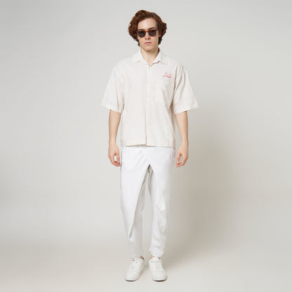 VERBO Artifact Boxy Shirt – Raindrop (Ivory)