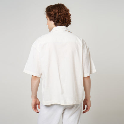 VERBO Artifact Boxy Shirt – Raindrop (Ivory)