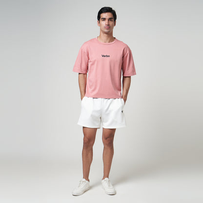 VERBO Sector Panel Track Shorts – Broken White