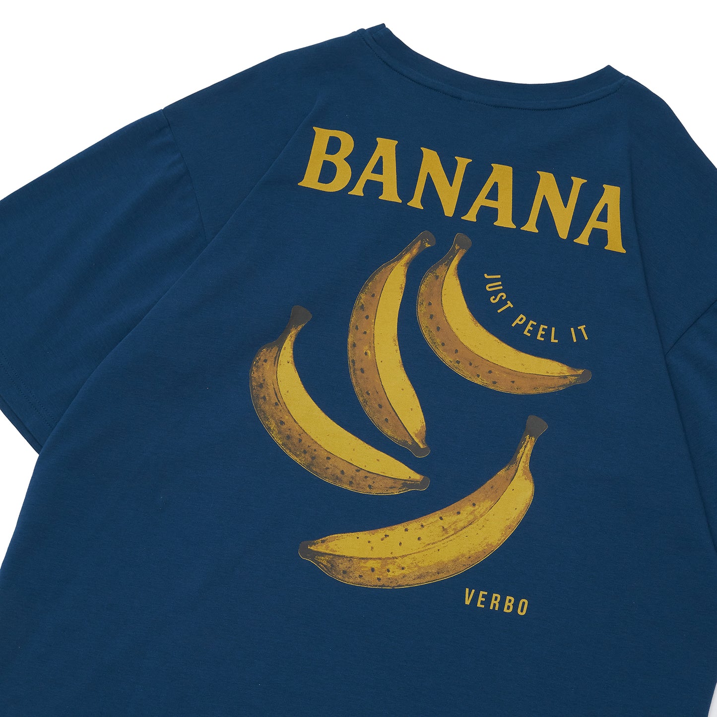 VERBO Banana Boxy Oversized Tee - Just Peel It (Stargazer)