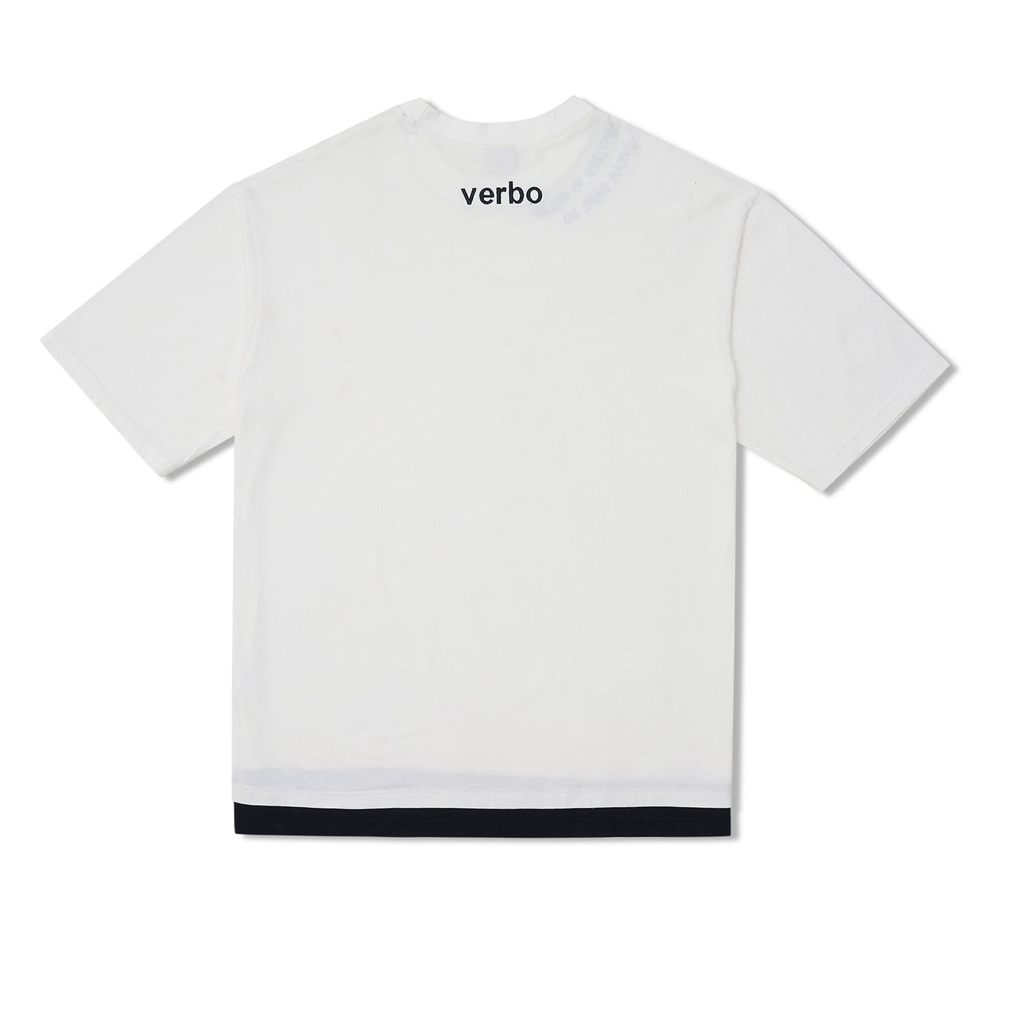 VERBO Inspired to Begin Layer Tee - Embroidered (Broken White)