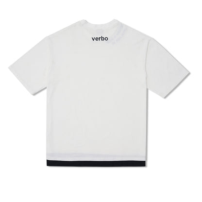 VERBO Inspired to Begin Layer Tee - Embroidered (Broken White)