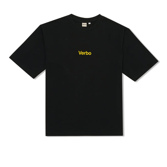 VERBO Flocking Boxy Tee (Noir)
