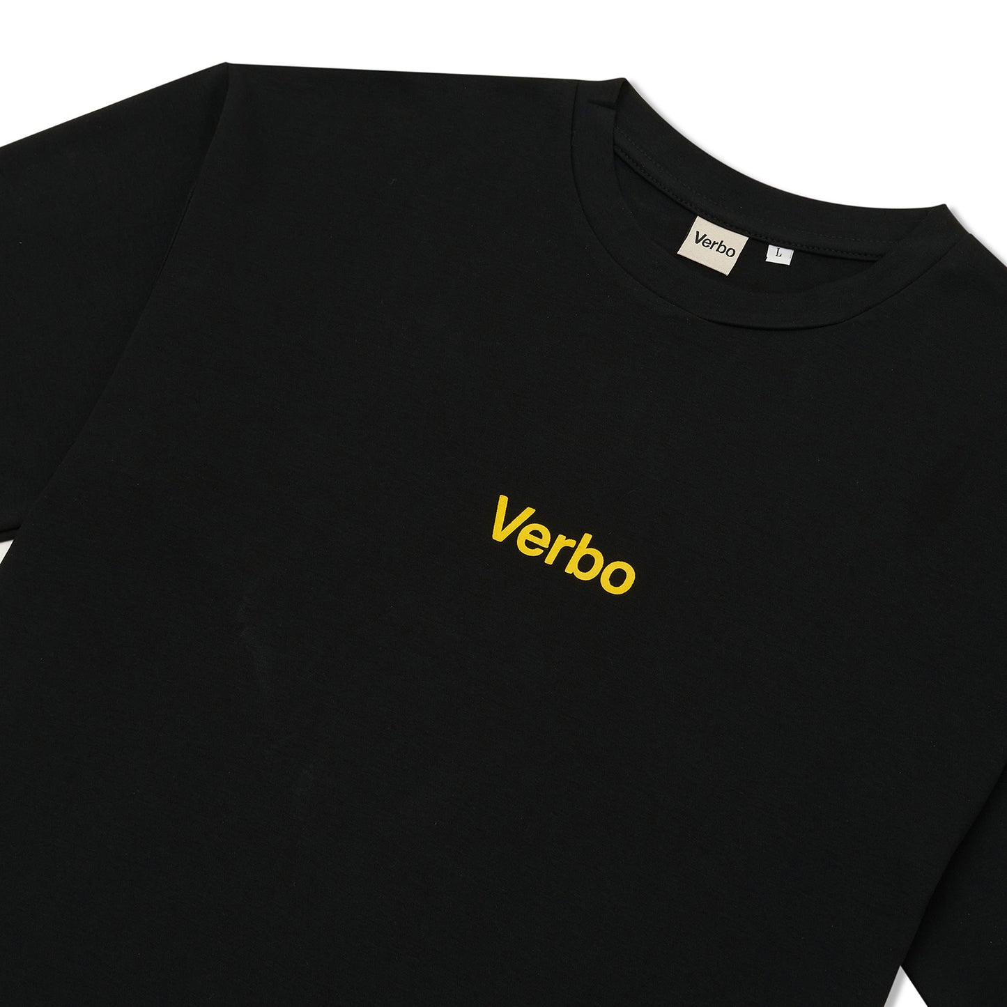 VERBO Flocking Boxy Tee (Noir)