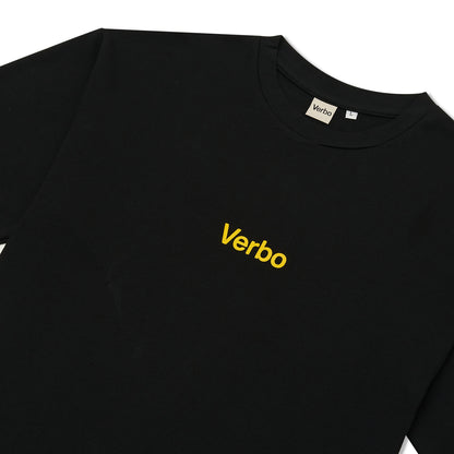 VERBO Flocking Boxy Tee (Noir)